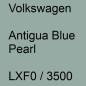 Preview: Volkswagen, Antigua Blue Pearl, LXF0 / 3500.